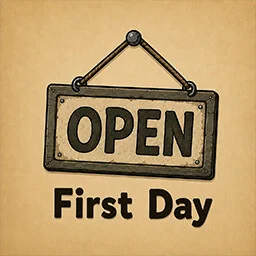 First Day achievement icon